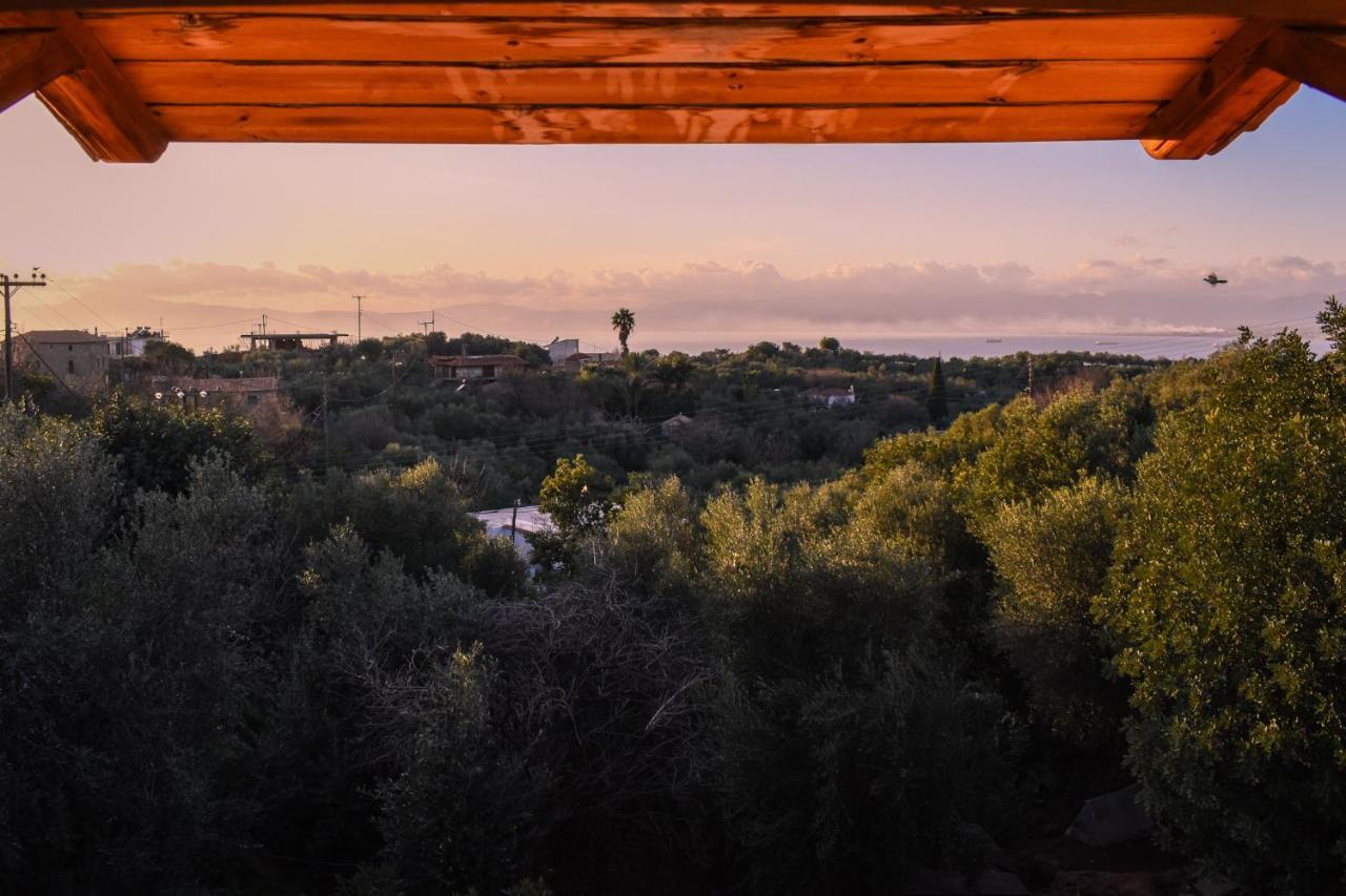Amber Seaview Villa By The Olive Groves Kalamata Exterior foto